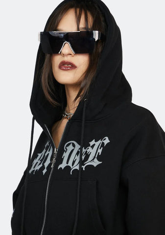 Newness Fleece Zip-Up Hoodie