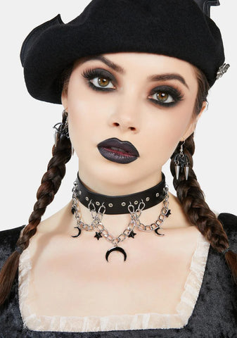 Moon Talker Chain Choker