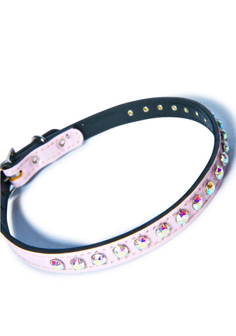 Blush Aurora Borealis Choker