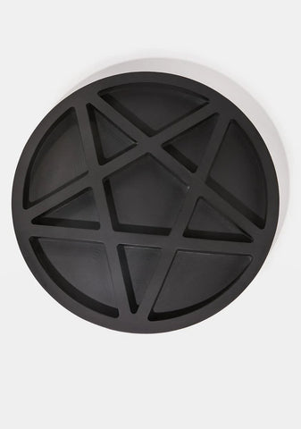 Evil Bites Pentagram Charcuterie Board