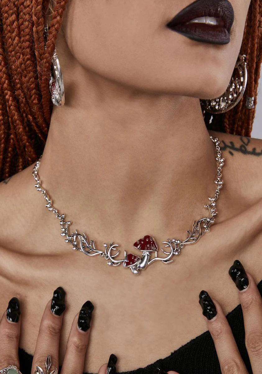 Vegetation Station Choker Necklace