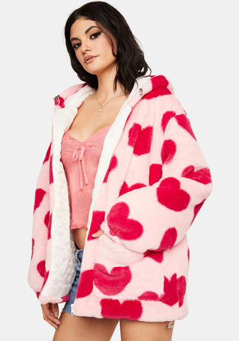 Cupid’s Little Helper Fuzzy Jacket