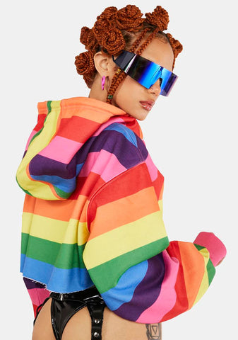 Slay The Day Cropped Hoodie