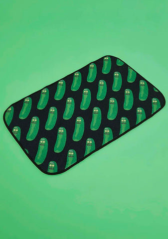 Pickle Rick Bath Mat Set