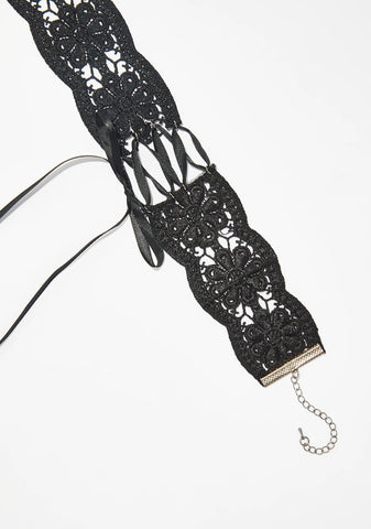 Novela Nights Crochet Choker