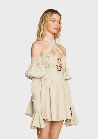 Madeline Linen Mini Dress