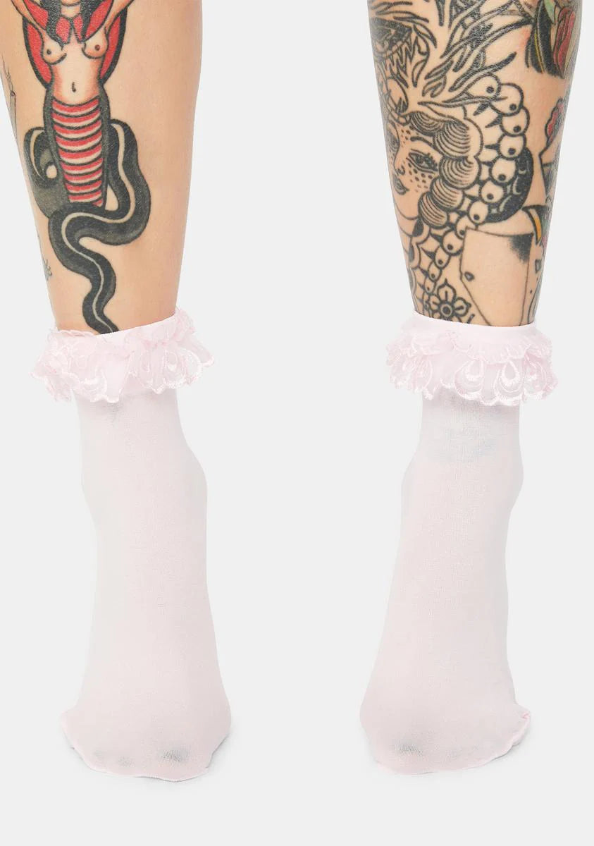 Baby Blushin' Ruffle Socks
