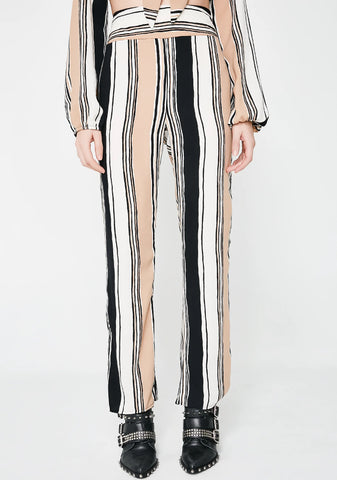 Planning My Takeover Striped Trousers