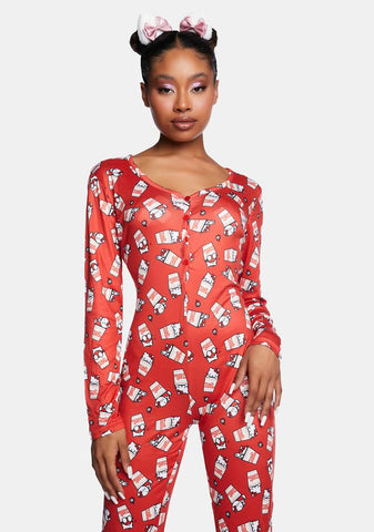 Cup O' Noodles Onesie Pajamas