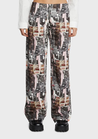 Scrapbook Low-Rise Trousers