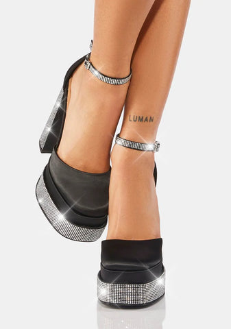 Sugar And Spice Rhinestone Heels