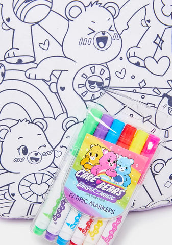 Color Me Care Bears Pillow