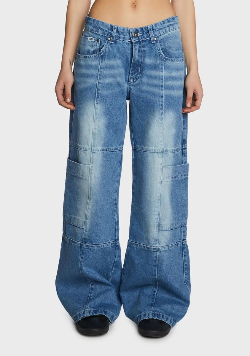 Low Rise Dad Jeans