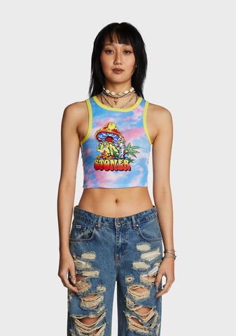 Stoner Mushroom Crop Tank