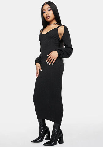 Night Time To Pretend Midi Dress Set