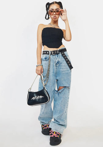 Noir That's My Baby Corset Top