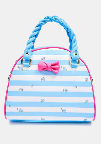 Sanrio Tuxedosam Striped Crossbody Bag