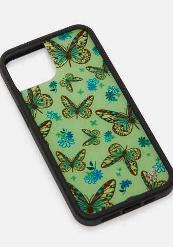 Sage Butterfly iPhone Case