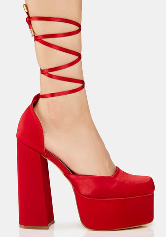 Scarlet Plus One Platform Heels
