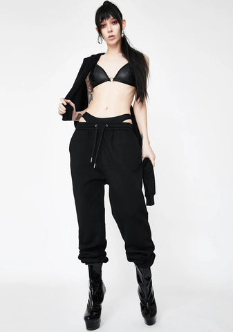 Nasty Rhinestone Sweatpants