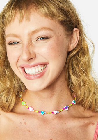 Must Be Love Beaded Choker