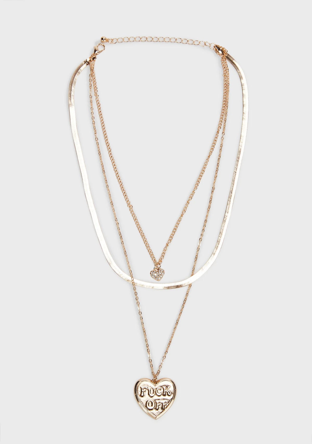 Words Hurt Layered Necklace