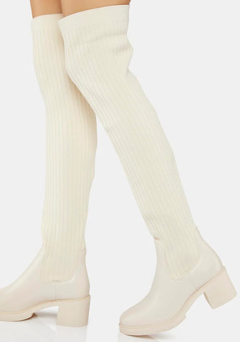 Sweater Weather Thigh-High Boots