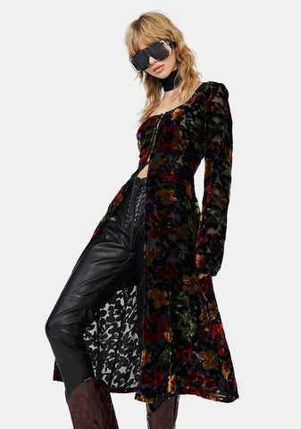 Lean On Me Velvet Duster