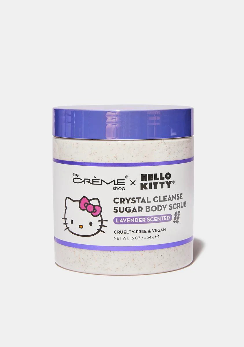 X Hello Kitty Crystal Cleanse Lavender Body Scrub