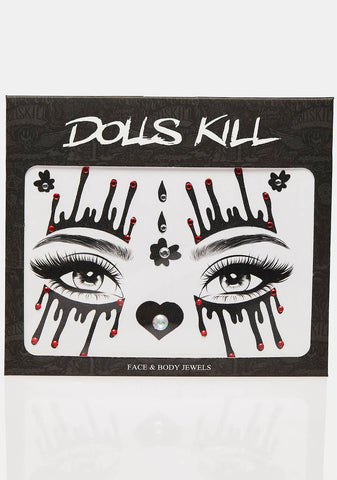 Always Undefeated Bloody Face Stickers