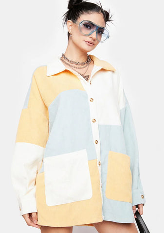 Mango Strange Things Corduroy Jacket