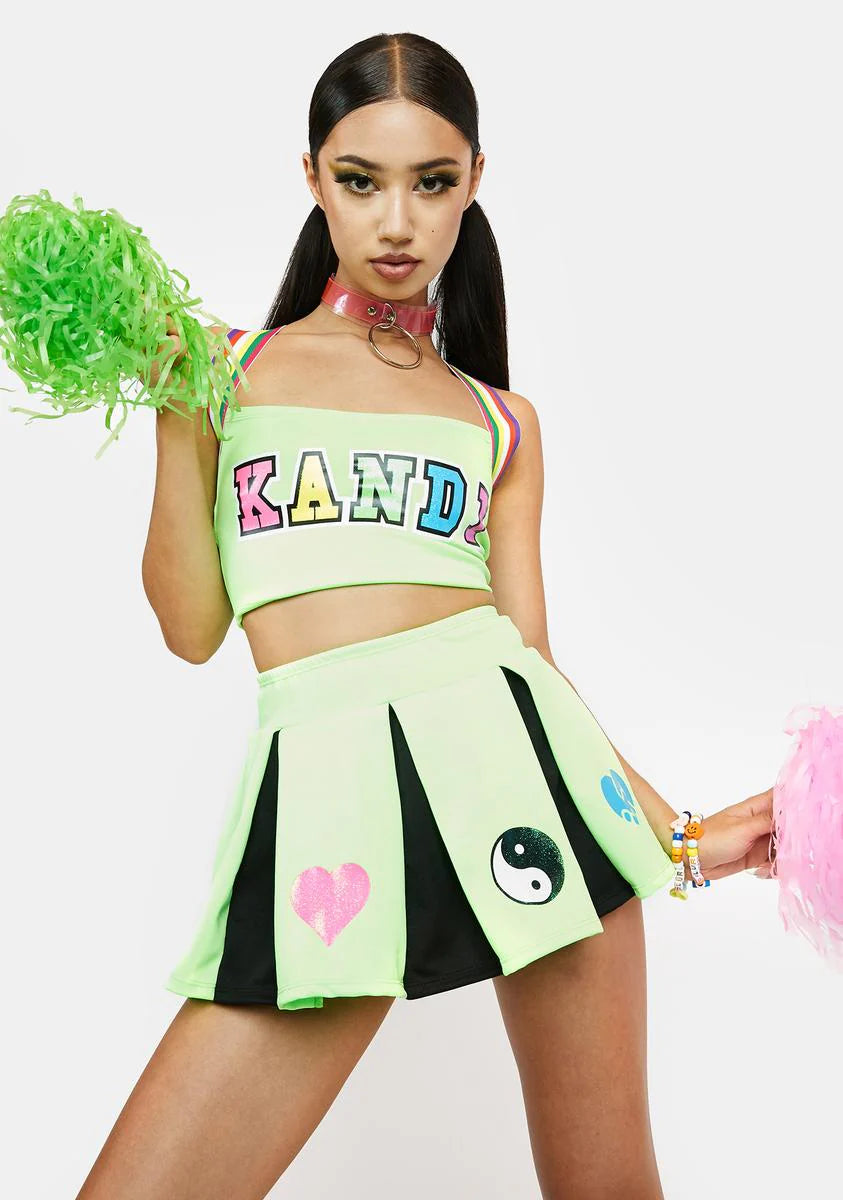 Raving Cheerleader Costume Set