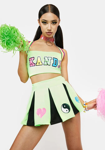 Raving Cheerleader Costume Set