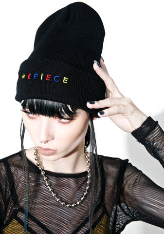 Rainbow Logo Beanie