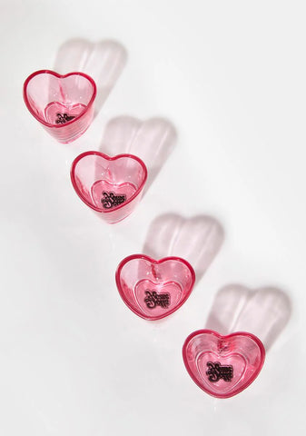 Playing With My Heart Shot Glass Set