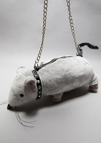 Gutter Punk Rat Crossbody Purse