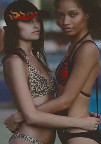 Baesic Leopard Bikini Top