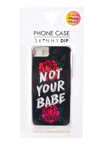 Not Your Babe iPhone Case