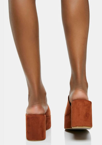 Moving Forward Platform Sandals