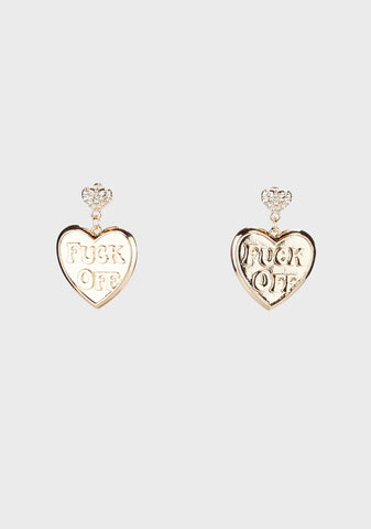 Words Hurt Drop Earrings