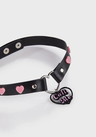 Never Been Ghosted Heart Choker