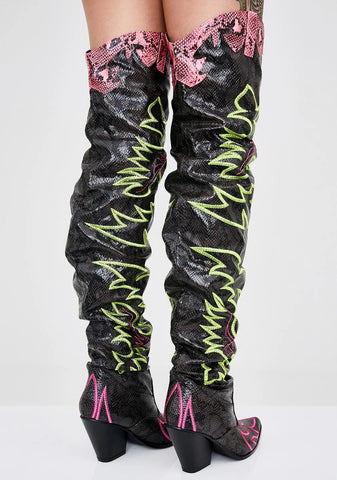 Atomic Love Bandit Cowgirl Boots