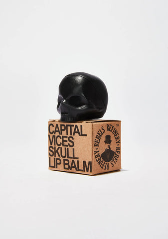 Black Capital Vices Skull Lip Balm