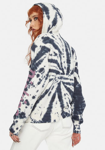 Relaxed Fit Tie Dye Hoodie