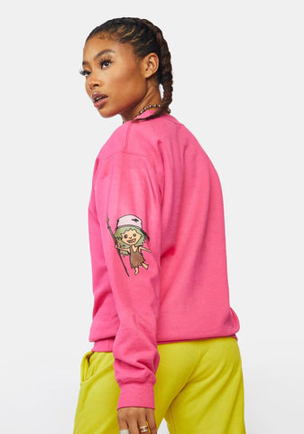 Pea Head & Pot Head Crewneck Sweater