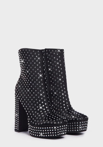 Overnight Glitz Ankle Boots