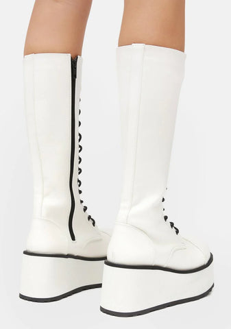 White Trashville 502 Platform Boots