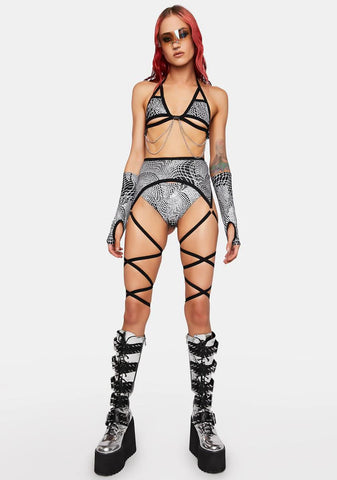 Ultra Wave Reflective Garter Belt