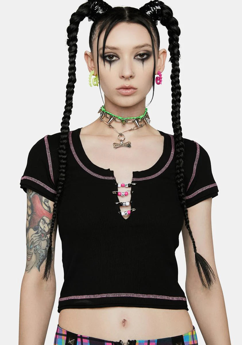 Against All Odds Crop Tee