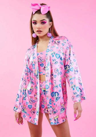Pillow Fighters Satin Robe